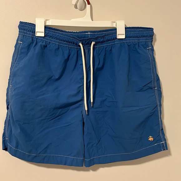 Men’s Brooks Brothers Blue Swim Trunks Size Large - Picture 1 of 3